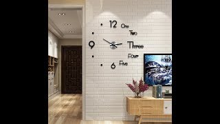 Acrylic Wall Clocks 2mm DIY - A Treat for your Vision and Room