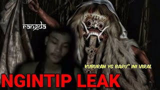 Leak Bali Ubud rangda ngeregeh dan sosok hitam besar di pembakaran mayat