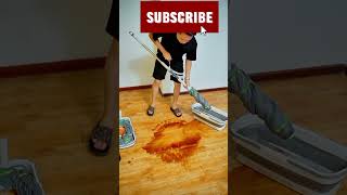 TheNewGenerationHands-FreeMopSee whose mop absorbs water better than mine#viralvideo #youtubeshorts