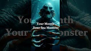 Your Month, Your Sea Monster 💦🧜‍♂️ #animals #aiart #monster #edit #shorts