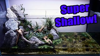 Shallow Stream Waterfall Aquascape | Tore down the Riverscape