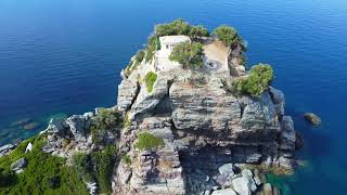 The church of Agios Ioannis Kastri on Skopelos