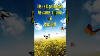 Versículos de la Biblia Salmos 118:24  new #shorts_videos