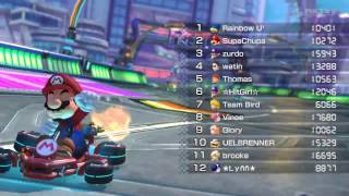 Mario Finished 1st, but Placed 2nd?! - Mario Kart 8