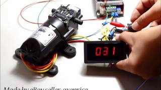 DC 6-30V 8A MOTOR PWM SPEED CONTROL WITH DIGITAL DISPLAY & SWITCH