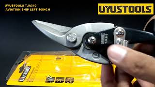 UYUSTOOLS TJA310 AVIATION SNIP LEFT 10INCH