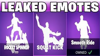 UNRELEASED LEAKED FORTNITE EMOTES (SOME ARE ALREADY OUT) season 7, season 8