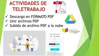 TELETRABAJO  DOCENTE  COMPLETO (con I LOVE PDF Y GOOGLE DRIVE)