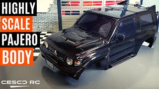 Killerbody Pajero body unboxing, review and what rc crawler chassis to use