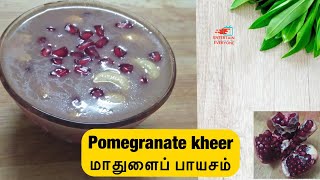 Pomegranate payasam(kheer)recipe/மாதுளைப் பாயசம்/entertain everyone