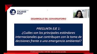 Aportes de los estándares internacionales para tomar decisiones frente a una emergencia ambiental