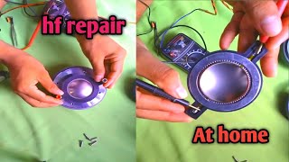 How to repair D-450 hf compression driver at home