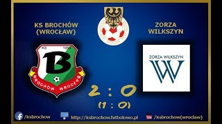 7.KOLEJKA, KS BROCHÓW 2:0 ZORZA WILKSZYN, 8.10.2017, SKRÓT