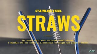 Stainless Steel Straws: Sip Sustainably in Style | SaveItMom