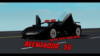 AVENTADOR SV INSANE TT BUILD | Roblox slot cars