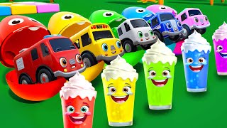 Bingo Song + The Wheels on The Bus Song, Baby Cars and Yummy Ice Cream - Kids Songs by Beep Beep Car