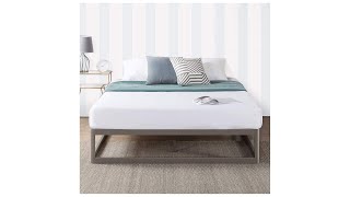 Mellow Metal Platform Bed Frame | Heavy Duty Steel Slat Foundation 2022