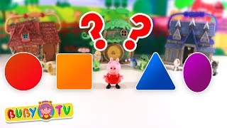 Video sorpresa per bambini ❤⭐ Impara i colori e le forme con Peppa Pig