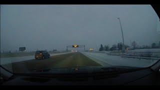 Dash Cam Time Lapse - Dec. 23rd 2022 - Appleton to Waupun