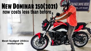 New Dominar 250 bs6(2021) is now best 250cc motorcycle in its price