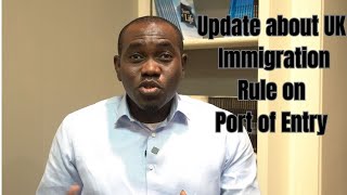 Update about UK Immigration Rules on Port of Entry   |#internationalstudents #admission2023 |