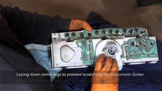 Peugeot 305 Instrument Cluster bulb replacement | LED instrument cluster bulbs