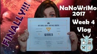 NaNoWriMo 2017 week 5 FINALLY!!!