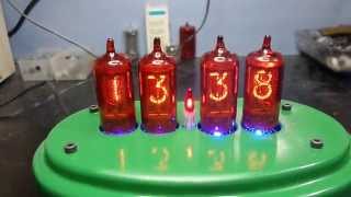 "Gamela" Nixie Clock - Vintage Military Style