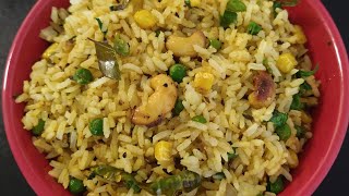 Quick & Tasty Corn Peas Rice Recipe | Quick Lunch Box Recipe | Simple & Healthy Rice Recipe