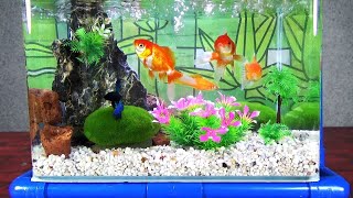 How to Make BEAUTIFUL AQUARIUM Simple - Aquarium Fountain Ideas