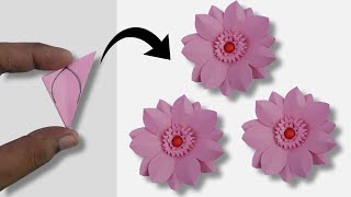 Easy origami flower | DIY paper flower making | Paper flower diy | Paper craft ideas