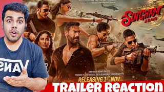 Singham Again | Official Trailer | A Rohit Shetty Cop Universe | Trailer Reaction Video