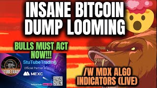 BITCOIN NUKE SOON 📉🤯 BULLS MUST ACT NOW!!! /w MDX ALGO INDICATORS(Live) CRYPTO PRICE PREDICTIONS