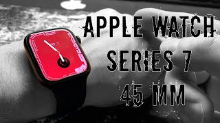 Месяц с Apple Watch Series 7 45 mm Black