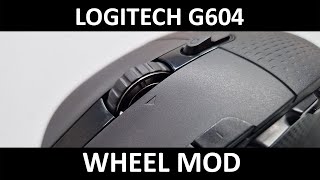 Logitech G604 (G900/G903) wheel/roller Mod, Disassembly + Switch replacement