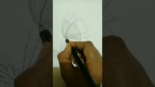 flowers and ఆకులు గీయడం ఎలా#ytshorts #youtubeshorts #ytshorts #flowerdrawing #ytshorts