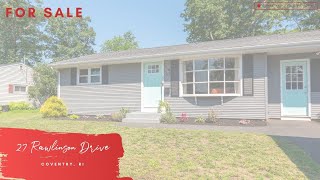 27 Rawlinson Drive | Coventry, RI