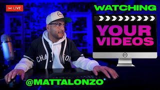 Watching YOUR videos with world famous director @mattalonzo