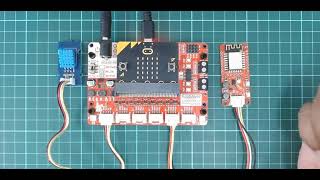 REKA:BIT + Grove ESP8266 + Grove DHT11 & THINGSPEAK