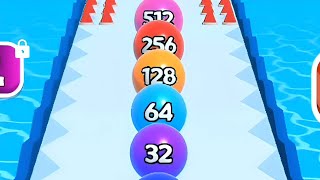 Number Ball Game Ball Run 3D New Update All Level Gameplay Mode 2048 Level 25