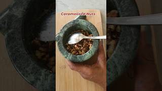 Caramelised Nuts| Crunchy caramel healthy। nuts को caramelised कैसे करें candied nuts