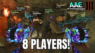 8 PLAYERS IN BO3 ZOMBIES (BO3 Zombies All Around Enhancement Mod)