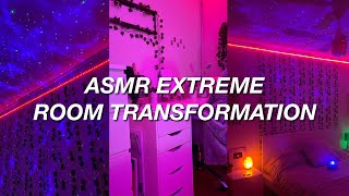 ASMR EXTREME ROOM TRANSFORMATION!! (AESTHETIC)