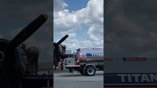 Plane low pass at air show #shorts