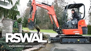 Landscaping Install - Setting Rocks, Ripping Out Sign (Day 1) | RSWAL Ep. 25