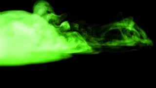 Green Smoke Falling 4K