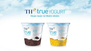 Sữa Chua Xoài - Hạt Chia Tự Nhiên và Nếp Cẩm Tự Nhiên TH true YOGURT