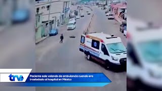 Paciente sale volando de ambulancia cuando era trasladado al hospital en México