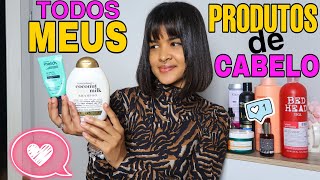 TOUR PELOS MEUS PRODUTOS DE CABELO| Mostrei TUDO