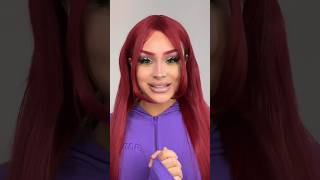 Starfire Teen Titans Halloween Tutorial ⭐️ #halloween #makeup #starfire #teentitans